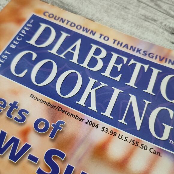 Diabetic Cooking Secrets Low-Sugar Baking Magazine Cookbook Booklet EQUAL 2004 - Picture 11 of 11